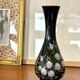 Petit vase bois verni artisanat russe vintage