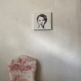 Femme - portrait sur toile impression