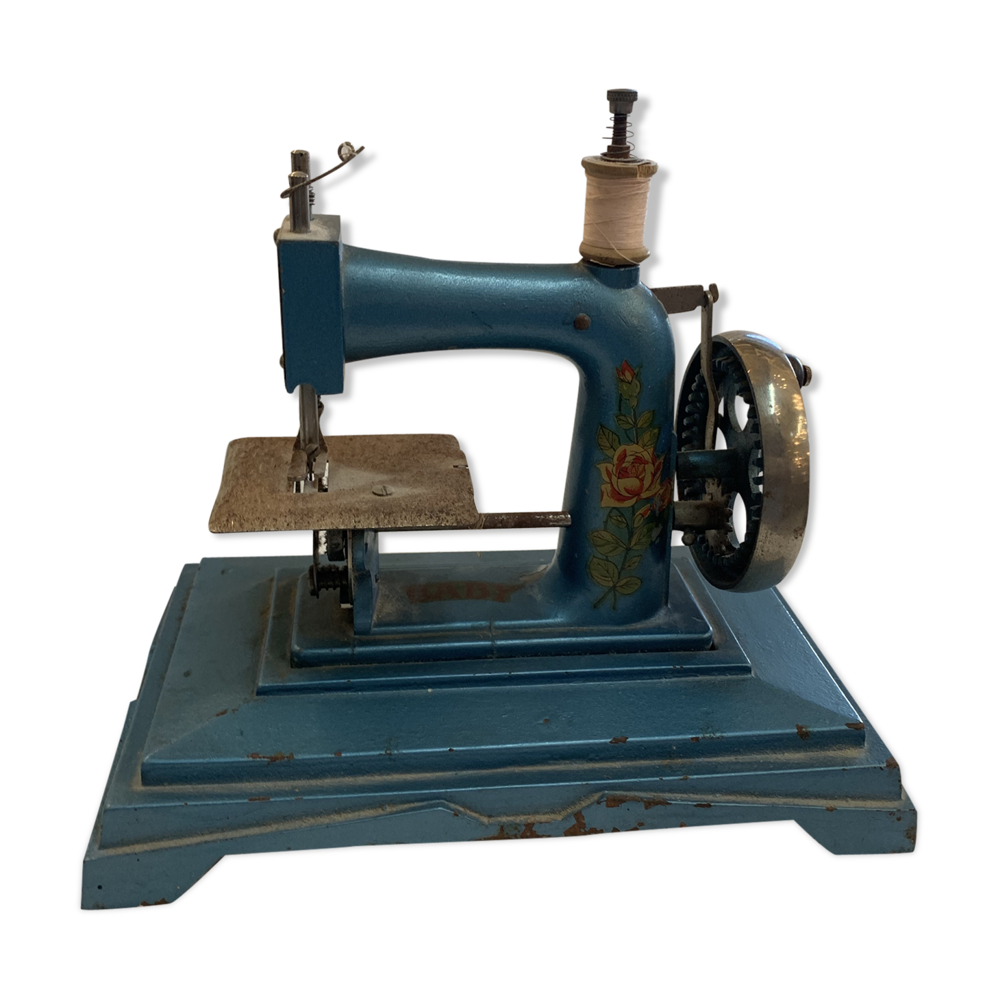 Iron doll sewing machine
