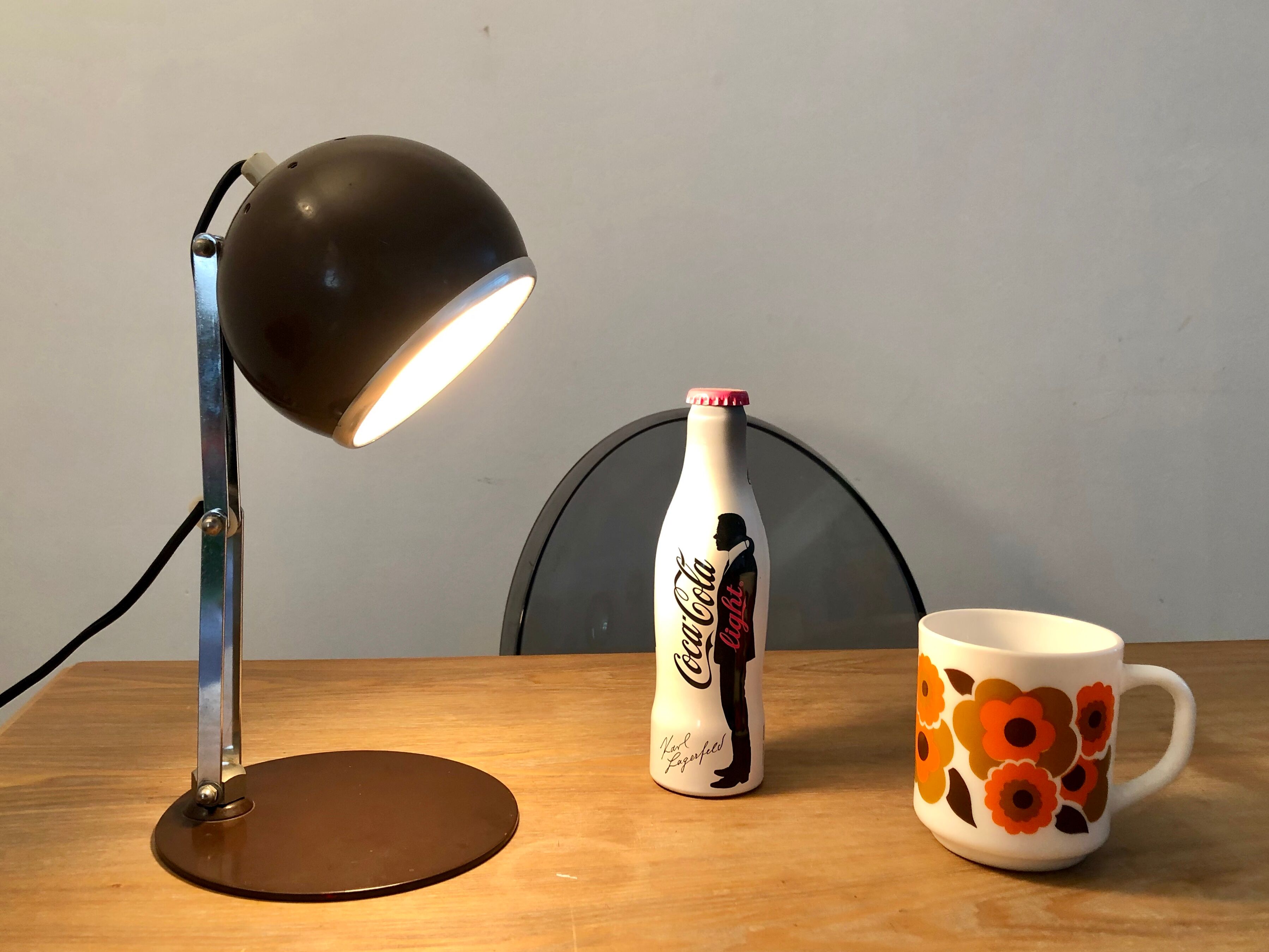Eyeball Reggiani Italy 70s desk lamp
