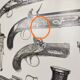 Plateau Guns design Piero Fornasetti 1968