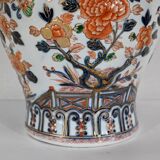 Vase with Imari decoration, signed H. Gibot - 1943
