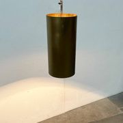 Brass tube pendant lamp in mid-century style, 1960s.