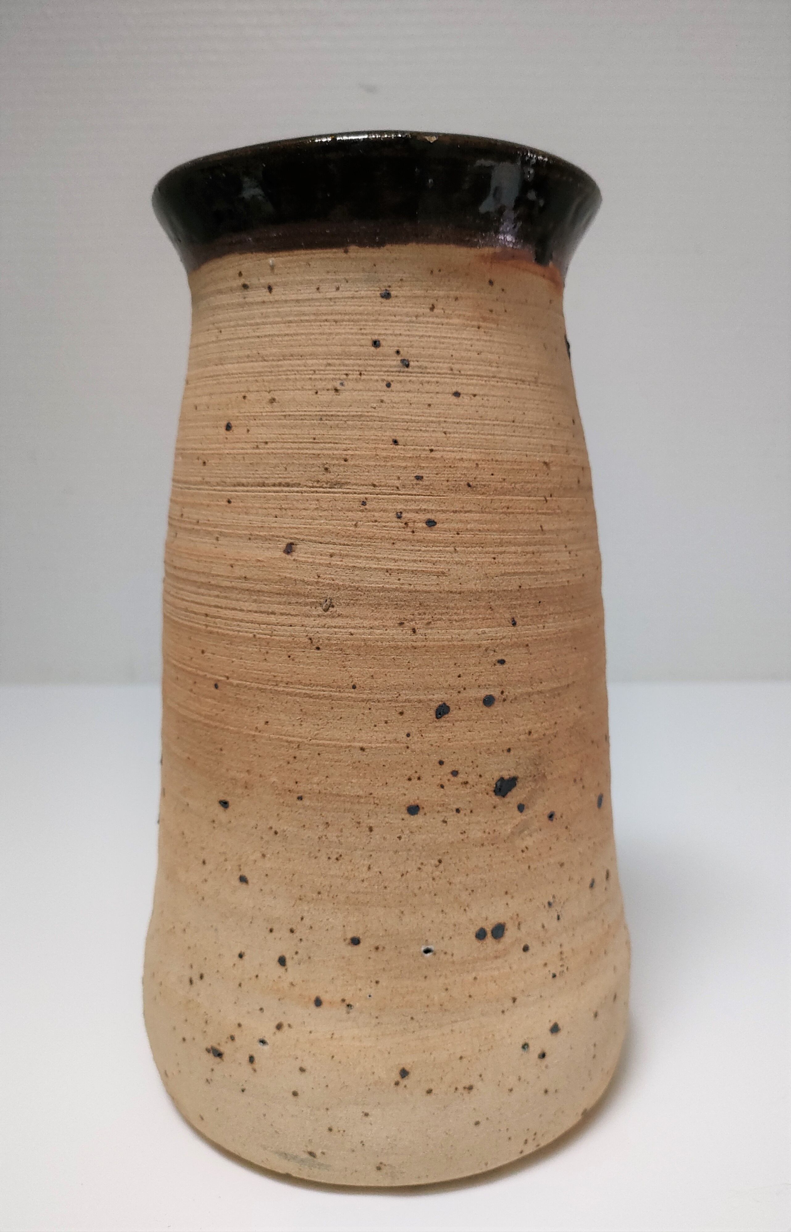 Trois vases grès céramique vintage