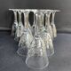 Liquor glasses (12) - art deco - cut and blown crystal
