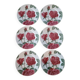 6 assiettes à dessert Claytan