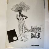 Original gouache of the poster "Paris, My Loves" by Joséphine Baker, 1959 • ART