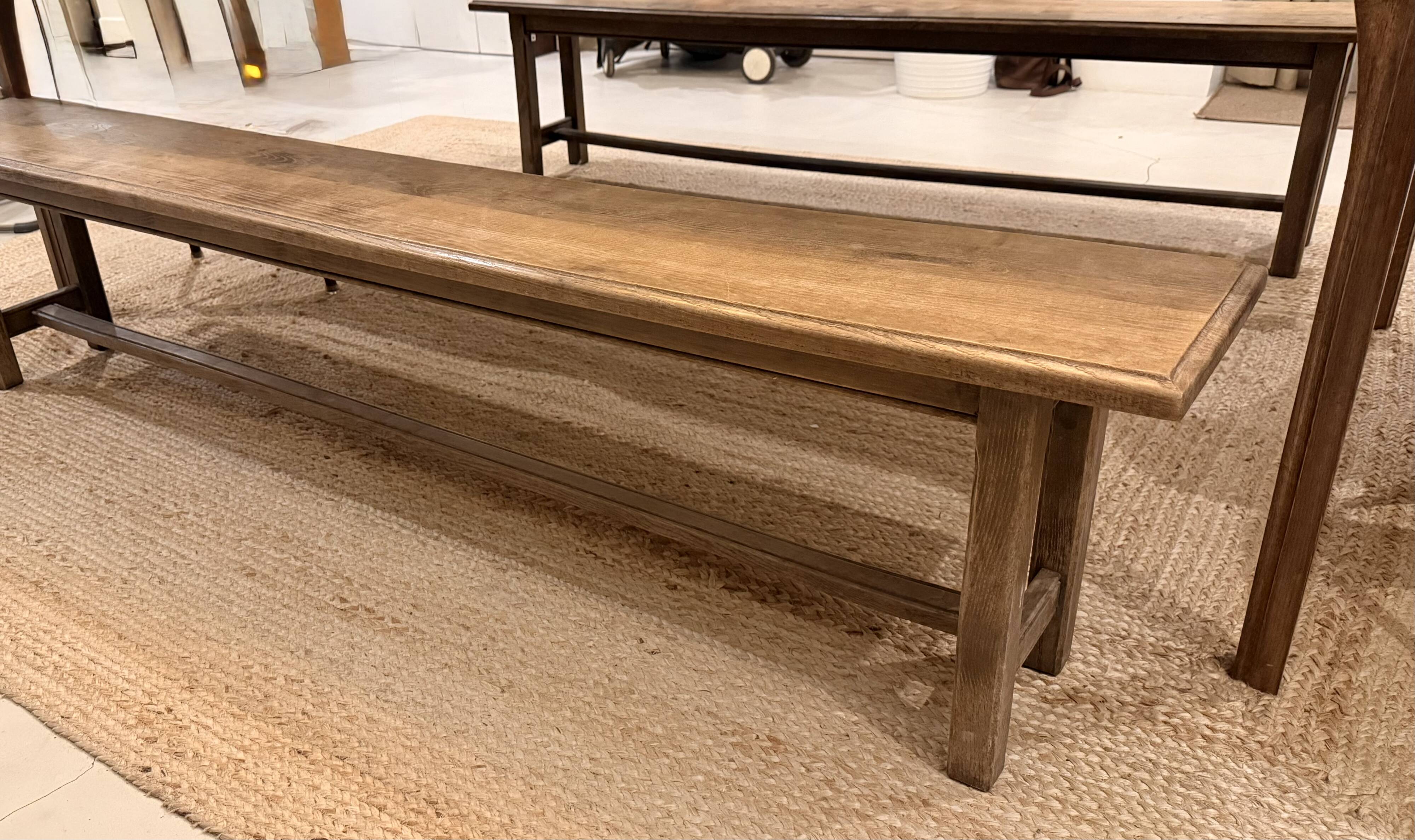 Pair of vintage benches