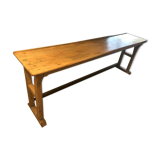 Workshop table, solid wood console