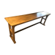 Workshop table, solid wood console
