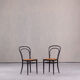 Vintage Thonet No. 214 chairs, Austria, 1970s set of 2