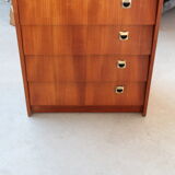 Vintage shoe cabinet teak veneer