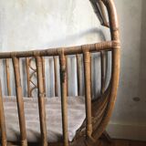 Child bed in rotin and bamboo