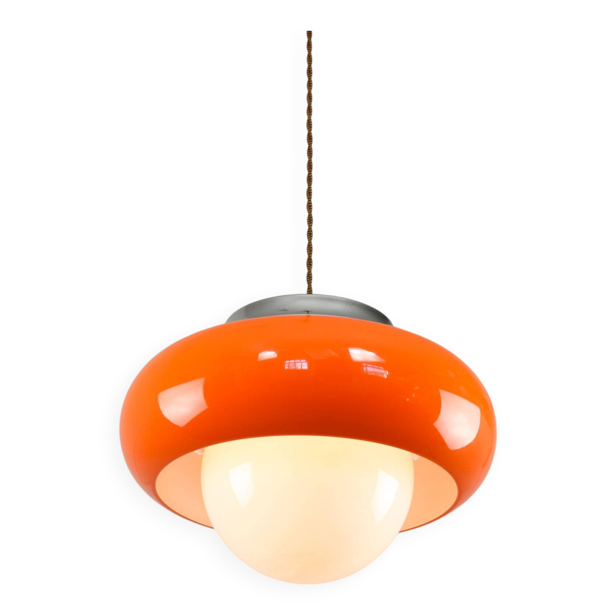 Space Age Model Best Pendant from Guzzini in Orange, 1970s
