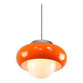 Space Age Model Best Pendant from Guzzini in Orange, 1970s