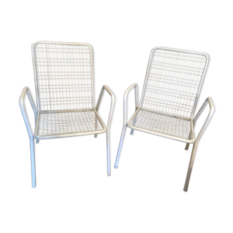 Pair of vintage armchair EMU RIO 1960-1980's