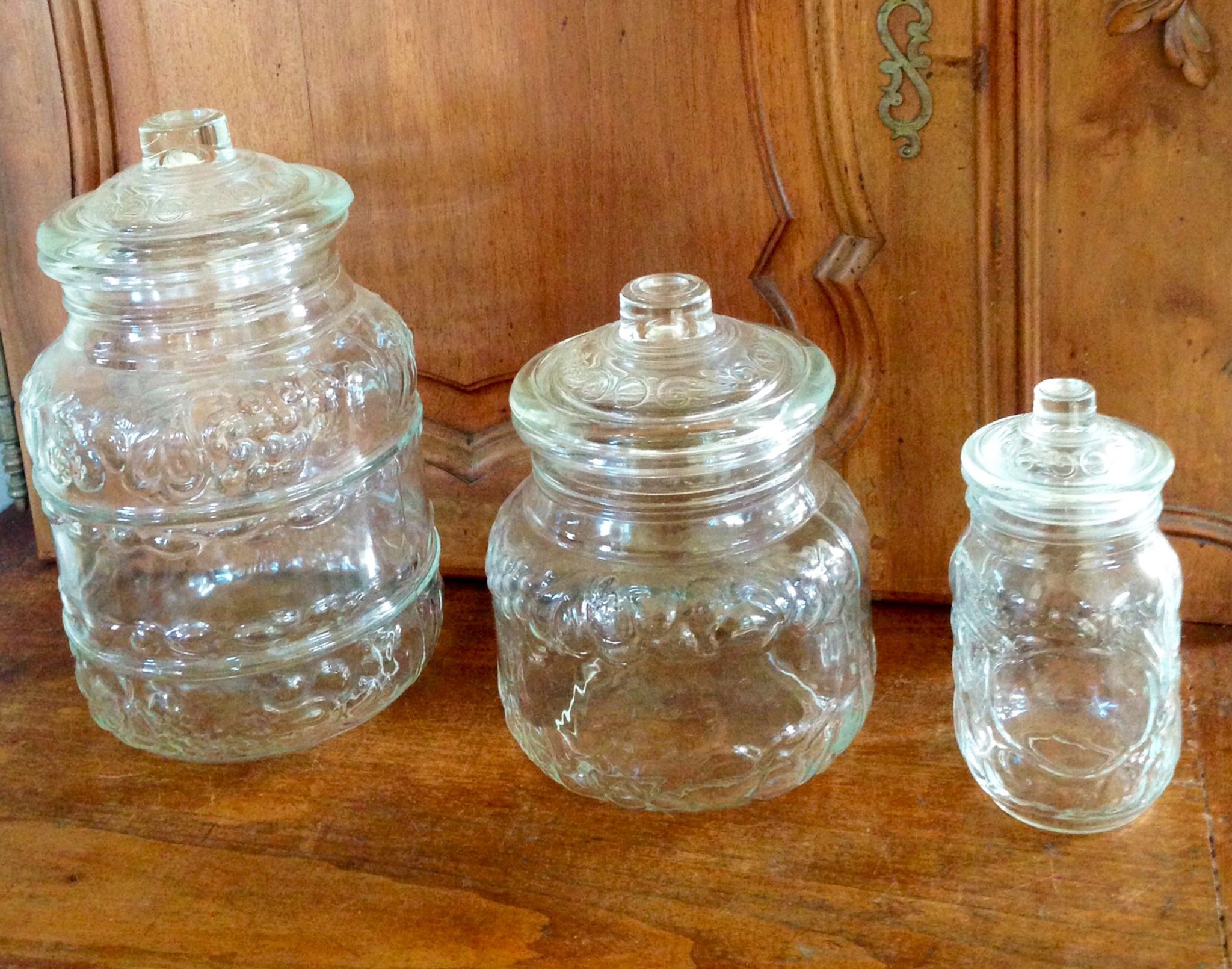 Trio de bonbonnières