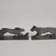 Set of five Art Deco Wild Animal Knife Holders, after Joseph Buisson