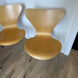 Set of 4 Serie 7 chairs (3107) by Arne Jacobsen / Fritz Hansen