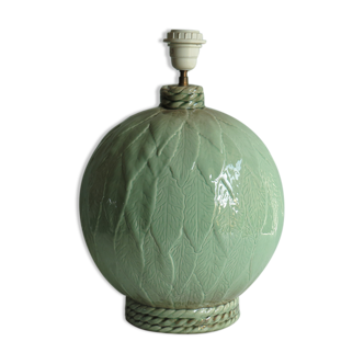 Vintage ceramic table lamp stand, France - Robert Kostka 1970.