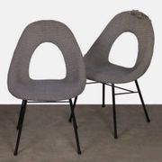 Suite de 2 chaises vintage, fabrication tchèque, 1960