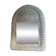Vintage wicker/rattan mirror