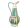 Vintage glazed ceramic pitcher/vase – stamped Italy 63/69