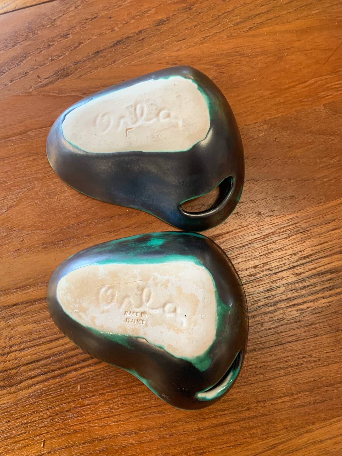 2 ceramic pocket vases ORLA