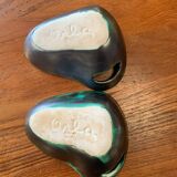 2 ceramic pocket vases ORLA