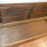 Oak chest bench