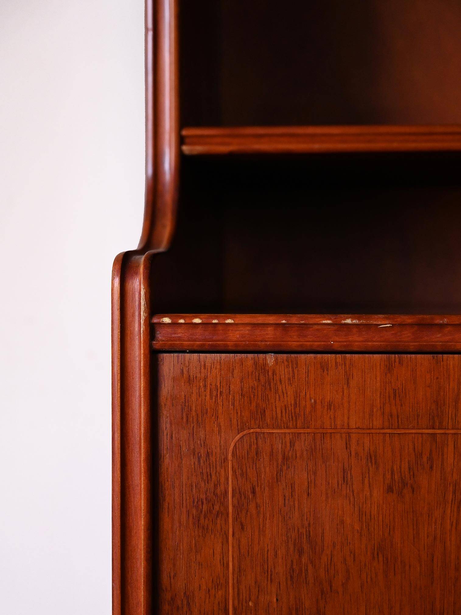 Vintage original 1960s Danish style bookcase