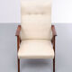 Chaise longue en teck par Louis Van Teeffelen années 1950 Hollande