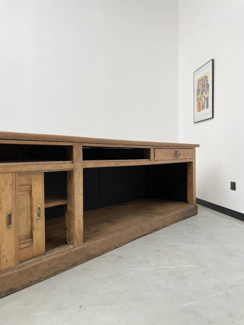 XXL oak and pine counter 350cm