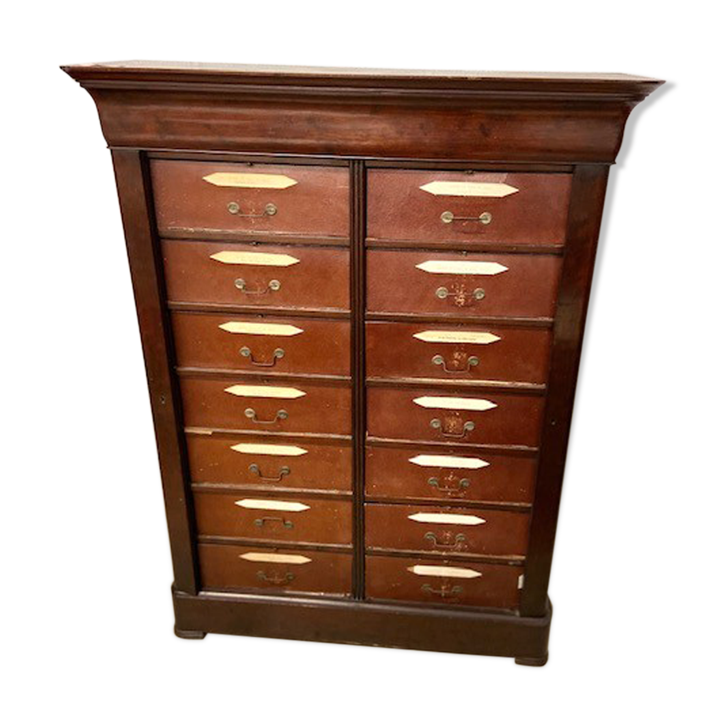 Cartonnier Louis Philippe in 19th century mahogany