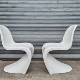 Pair of Verner Panton chairs, Vitra edition