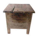 Ancient salt chest stool