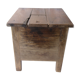 Ancient salt chest stool