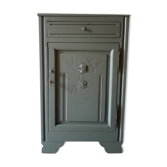 Small art deco green buffet