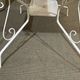1980s metal garden table