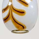 Vintage large design Italian Murano glass pendant lamp