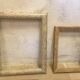 Lot of 6 vintage frames in faux croc or snake