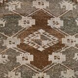 3x10 Dark Brown Oriental Persian Runner Rug 87x302Cm SK 21984