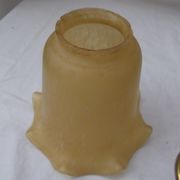 Brass wall light