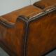 Restored leather Chesterfield sofa in Regency style