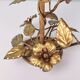 Paires de lampes "fleurs" italiennes
