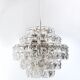Kinkeldey 6 Tiered Chrystal Chandelier, 1970s
