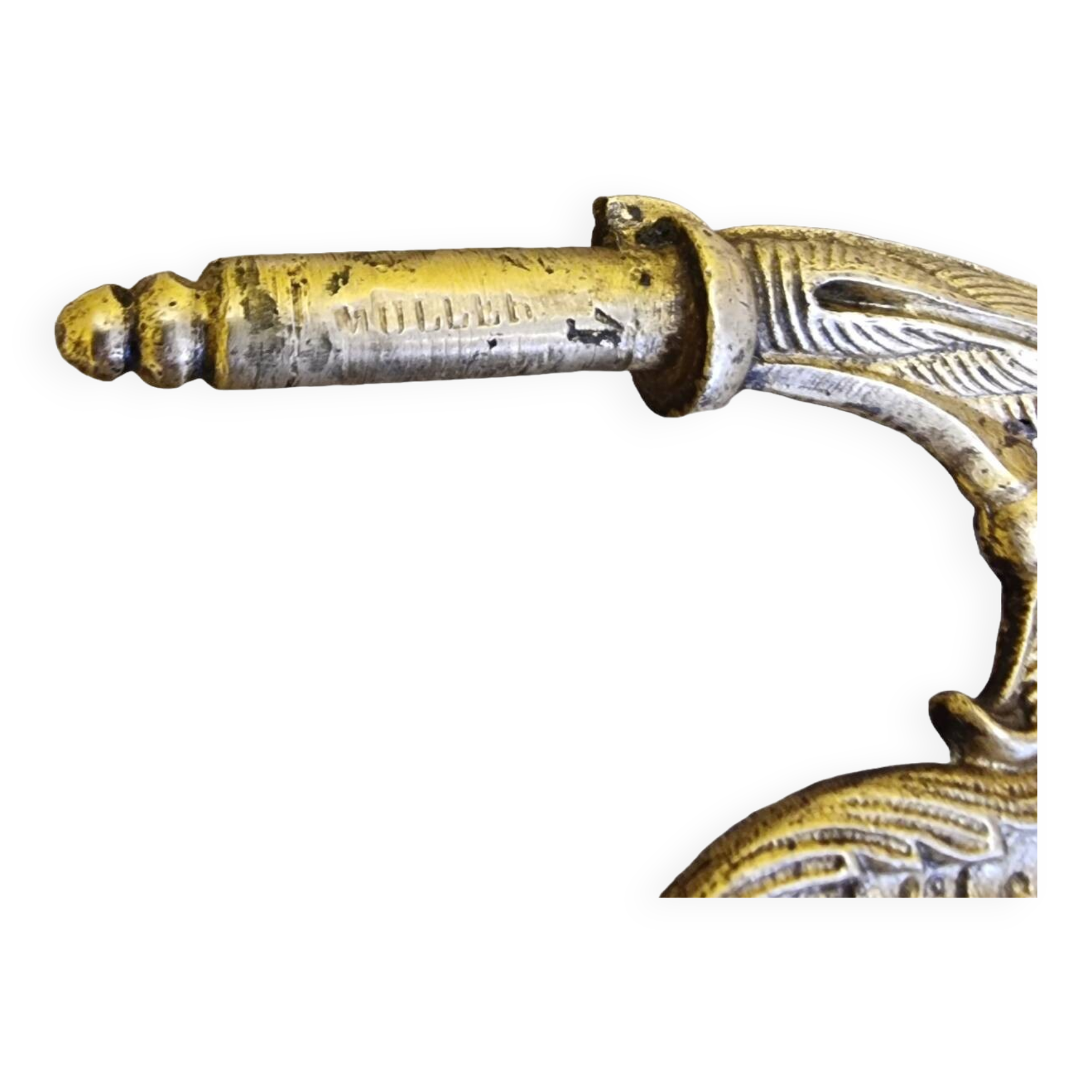 Vintage Brass Wall Sconce Early 20th Century