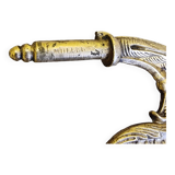 Vintage Brass Wall Sconce Early 20th Century