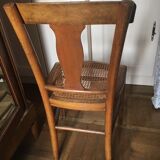 Massive wooden chair