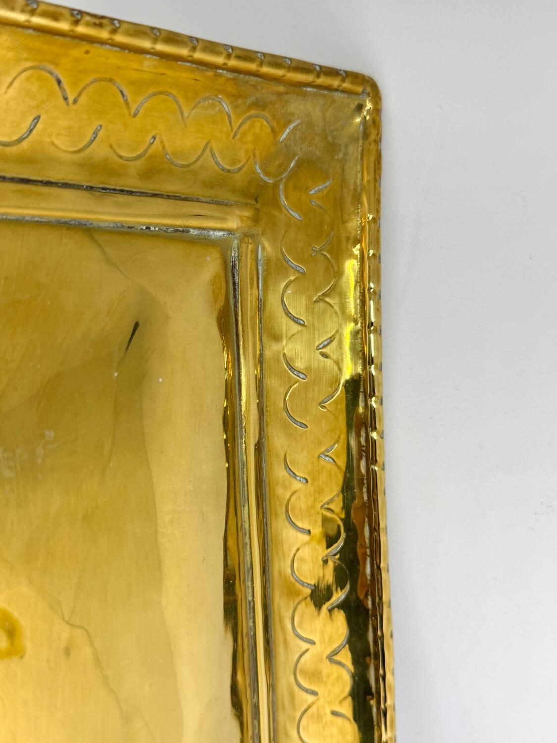 Large ScandiSca Vintage Brass Wall Candle holder  Sconce  height 34 cm